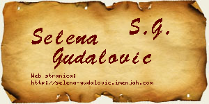 Selena Gudalović vizit kartica